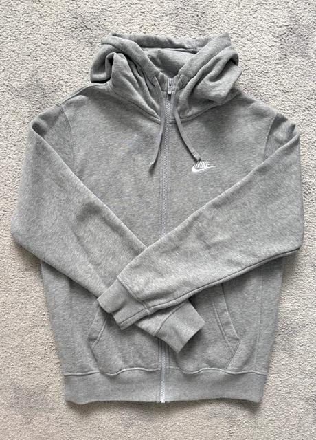 Šedá mikina nike se zipem, vel. 164, nike,164