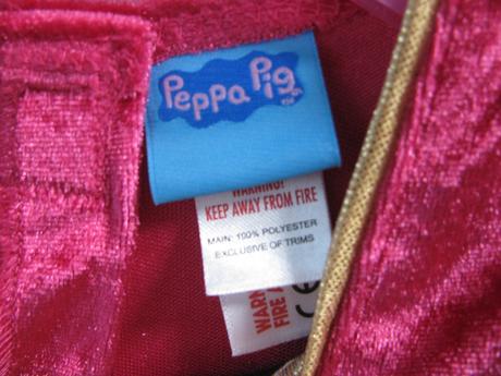 Kostým - šaty čarodějný peppa pig,