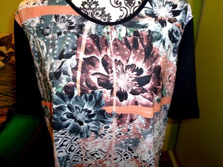 Krásná květovaná halenka, xl