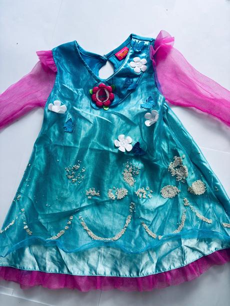 An5/ kostým šaty trollové- v.3/4 roky, 