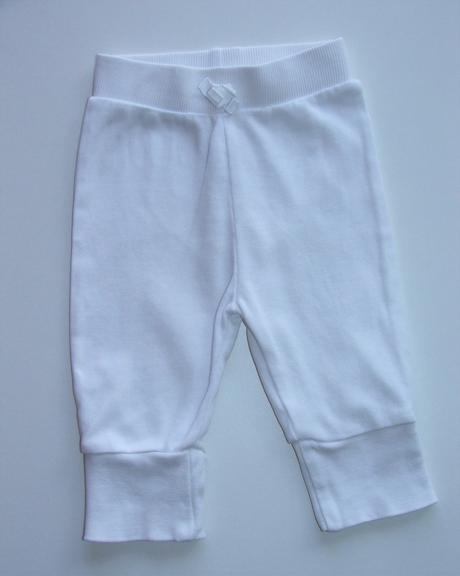 K571 bílé bavlněné tepláky vel. 62, george,62