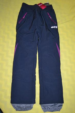 Softshellové kalhoty wolf  s fleece, wolf,116