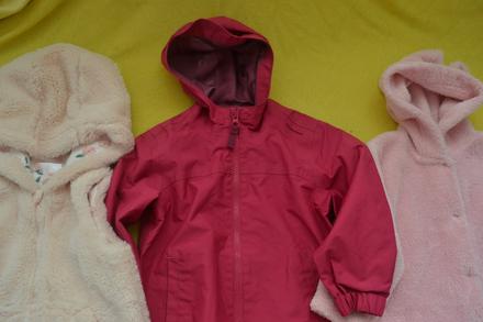 Podzimní bunda,oteplená mikina a vesta.v.92, 92
