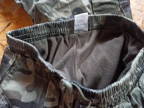 Kalhoty podšité fleesem, 152