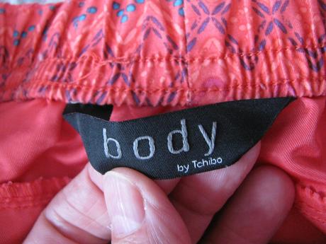 Dámské oranžovo lososové šortky tchibo, tchibo,38