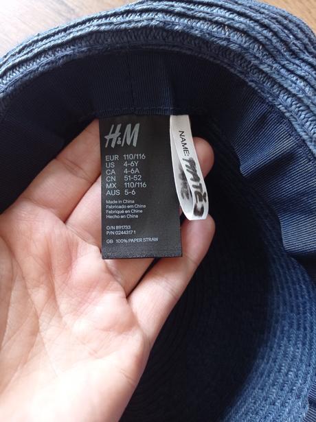 Klobouk h&m - 110/116 - 52 cm, h&m,110