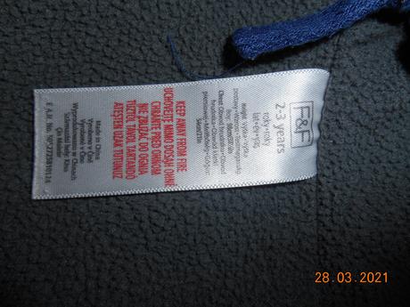 Zimni bunda 2-3roky, f&f,98