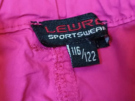 Dívčí plátěné 3/4 kalhoty,zn. lewro, vel. 116/122, lewro,116