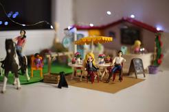 Hrací set Kavárna pro jezdce schleich® HORSE CLUB
