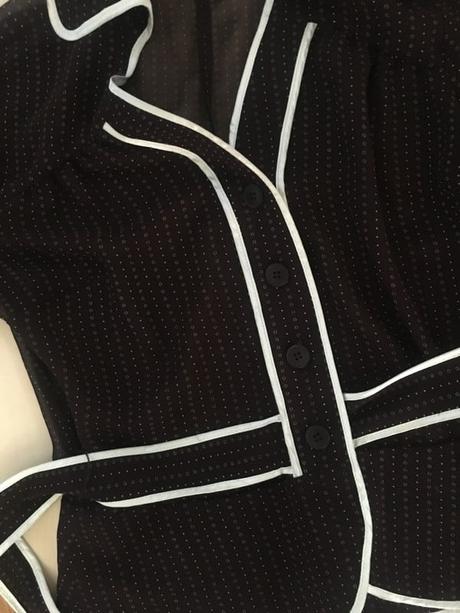 Puntík halenka s páskem, vel s-m, hm, h&m,m