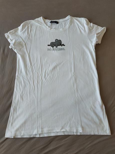 Bílé triko s pandou - new yorker - xs, new yorker,xs