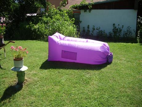 Nafukovací lehací vak,