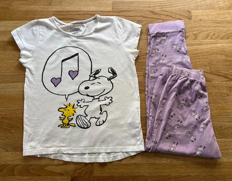 Pyžamo peanuts snoopy vel. 134/140, peanuts,134