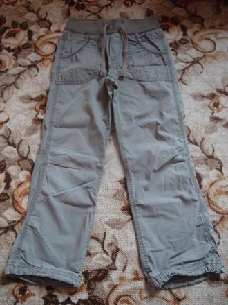 Kalhoty - khaki, vel. 128, l.o.g.g.,128
