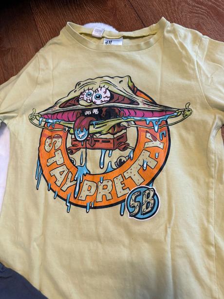 Pyžamo sponge bob, h&m,134