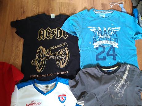 7x triko tričko i jednotlivě 158/164, 158