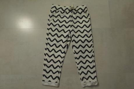 Vzorované kalhoty - tepláčky, lindex,104