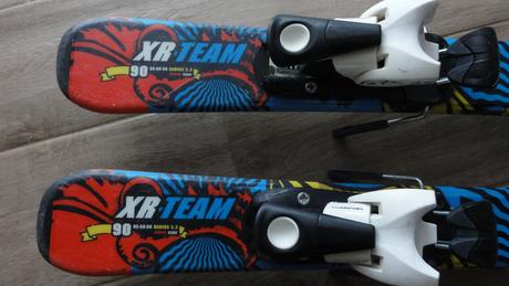 Dět. lyže tecno pro xr team 90 s vázáním, 90-99 cm