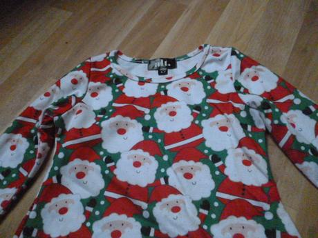 Vánoční šaty santa vel. 6-7, 122