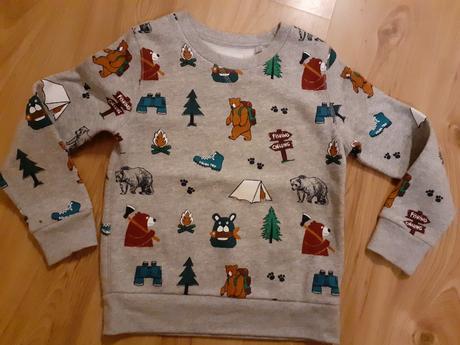 Mikina s medvedy, c&a,128