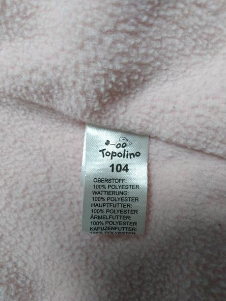 Zimní kabátek, topolino,104