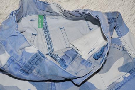 Maskacove modre kratasy benetton 120 in s, benetton,122