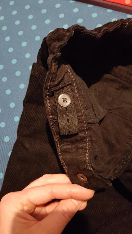 Manžestráky černé, 140, l.o.g.g.,140