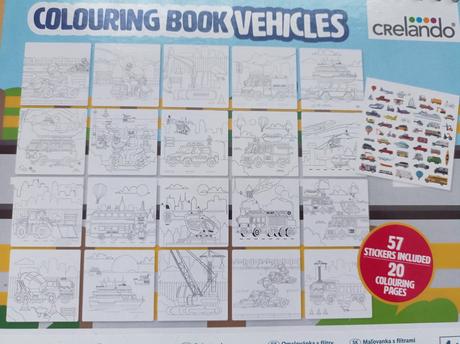 Omalovánky se samolepkami - crealando, 