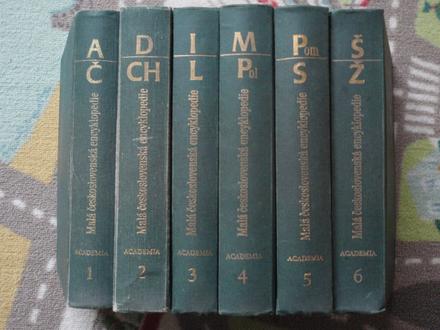 Knihy malá československá encyklopedie 6ks,