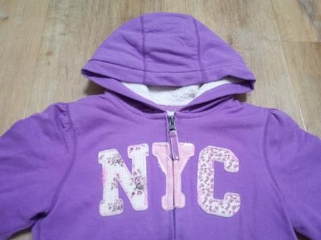 Zateplená mikina chlupatá, v. 122/128, caa, c&a,122