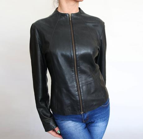 Kožená bunda marks & spencer vel.40, marks & spencer,l