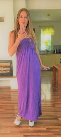 Fialové maxišaty, vel m/l, denim co, denim co,m