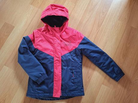 Bunda zimní zn.crivit červená - modrá, vel.134-140, crivit,134