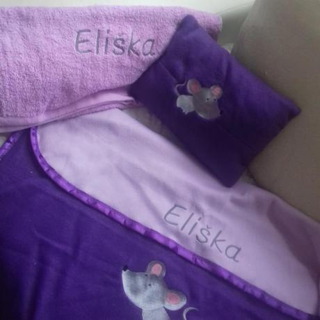 Kvalitní bavlněné pleny - možnost jména miminka,