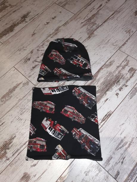 Čepice +nakrčník s fleesem 7-9let, 122