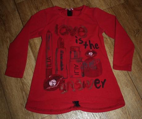 Tunika s krajkovou vsadkou na zádech, 116