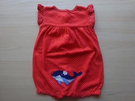 Letní overál červený, vel. 86, carter's,86