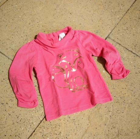 Tričko / triko / rolák dlouhý rukáv, c&a,74