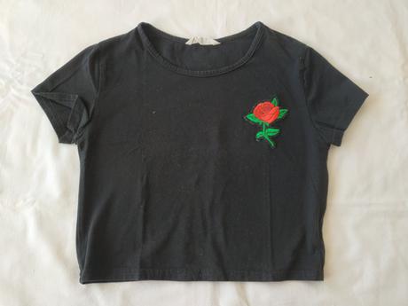 Dívčí triko - croptop - shein - 152, 152