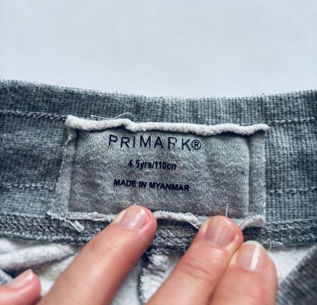 K1/ tepláky šedé - v.4/5 let, primark,110