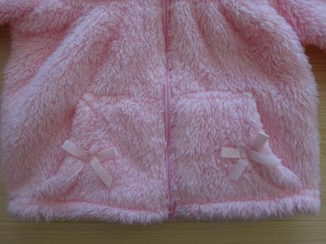 Chlupatá fleesová mikina s kapucí, vel. 2t, 92