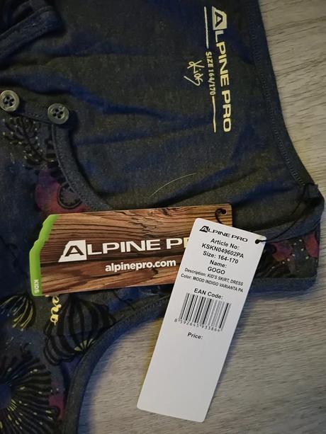 Dívčí/dámské šaty alpine pro, vel 164/170, 164 / 170