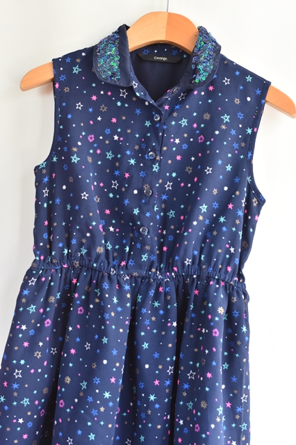 Šaty vel. 9 - 10 let, george,140