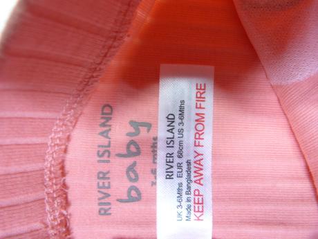 River island žebrované legíny vel. 68, river island,68
