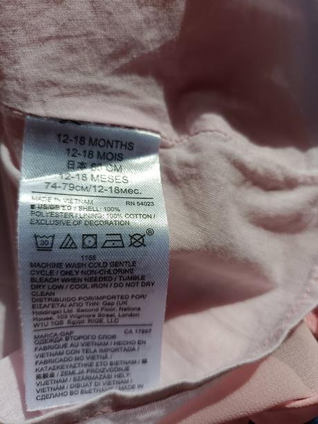 Tylové šaty, gap,74