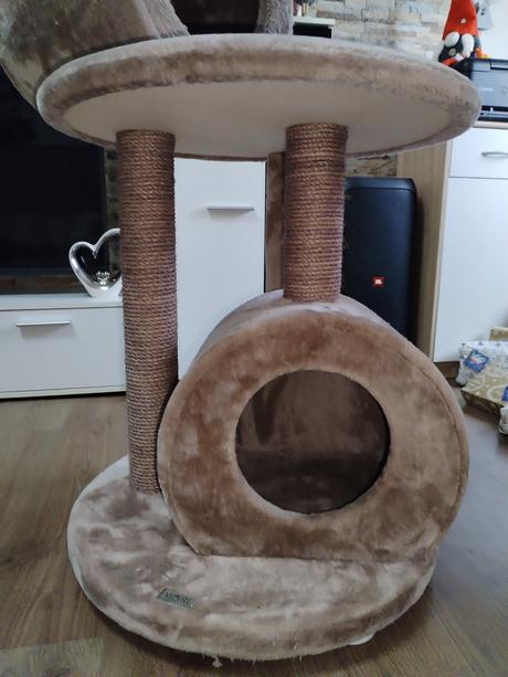 Škrabadlo pro kočičku v růžové barvě, 