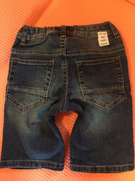 Džínové pružné kraťasy/šortky, tom tailor,104