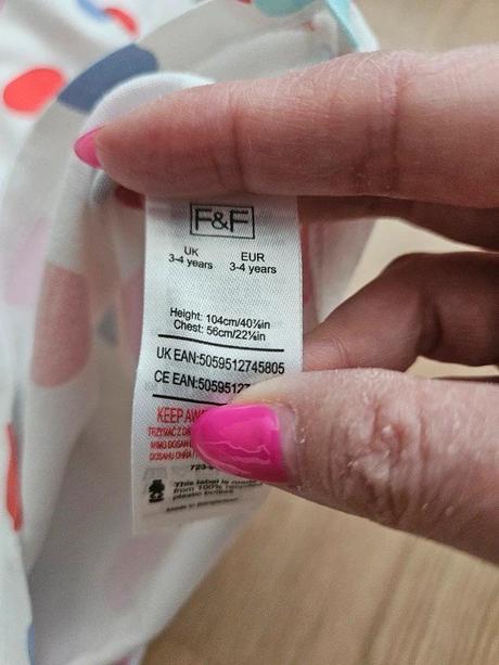 Tričko f&f, vel. 104, f&f,104