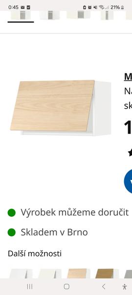 Kuchyně IKEA s dekorem dřeva. Podělte se o zkušenosti a foto.