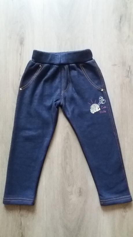Vyteplené kalhoty vel. 92cm, 92
